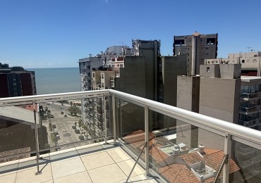 Departamento tres ambientes reciclado  con vista al mar 